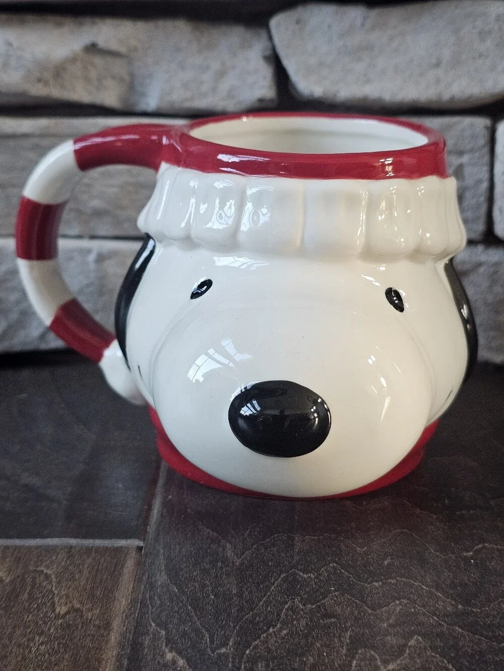 Williams-Sonoma Peanuts Snoopy Figural Christmas Mug